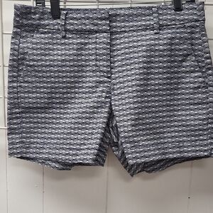NAUTICA Navy Geometric Shorts, SIZE 6